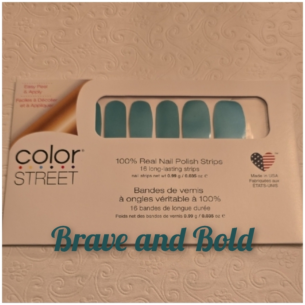 Color Street Retired "Brave and Bold" Nail Strips - NWT